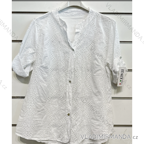 Tunika oversize dlhý rukáv dámska (S/M ONE SIZE) TALIANSKA MÓDA IMPSH232258