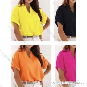 Tunika krátky rukáv dámska (S/M ONE SIZE) TALIANSKA MÓDA IMWB23150