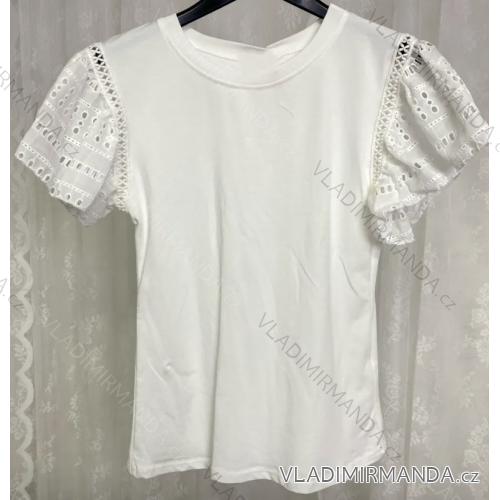 Tričko krátky rukáv dámske (S/M ONE SIZE) TALIANSKA MÓDA IMPLP2378120070