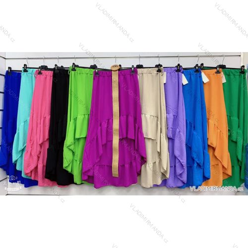 Sukňa dlhá s opaskom dámska (S/M ONE SIZE) TALIANSKA MÓDA IMWGM231312