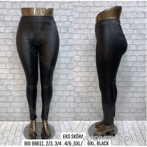 Legíny dlhé koženkové dámske nadrozmer (2XL/3XL-5XL/6XL) TURECKÁ MÓDA TMWL2398611