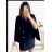 Šaty elegantné kabátikové dlhý rukáv dámske (S/M ONE SIZE) TALIANSKA MÓDA IMWKK231445