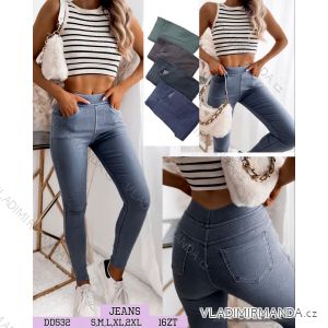 Legíny jeans dlhé dámske (S/M-XL/2XL) TURECKÁ MÓDA TMWL23DD532