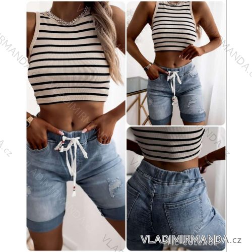 Rifle jeans krátke dámske (XS-XL) RE-DRESS JAW231490