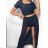 Sukňa dlhá dámska (S/M ONE SIZE) TALIANSKA MÓDA IMPGM2311477/DU S/M biela