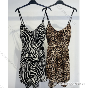 Šaty letné na ramienka dámske (S/M ONE SIZE) TALIANSKA MÓDA IMPMD2384458