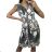 Šaty letní  icecool bez rukávov dámske (M/L, XL/2XL) AINUOSI TALIANSKA MODA IMB237750