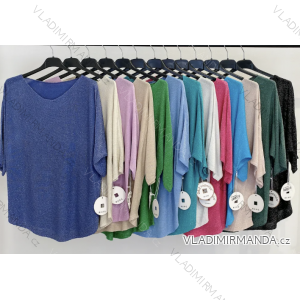 Tunika krátky rukáv dámske (S/M ONE SIZE) TALIANSKA MÓDA IMPMD238852a