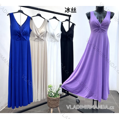 Šaty elegantné bez rukávov dámske (S/M ONE SIZE) TALIANSKA MÓDA IMPMD2352573
