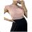 Body elegantní krajkové bez rukávů dámské (S/M ONE SIZE) ITALSKÁ MÓDA IMM23ZO2652