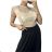 Body elegantné krajkové bez rukávov dámske (S/M ONE SIZE) TALIANSKA MÓDA IMM23ZO2652/DU S/M béžová