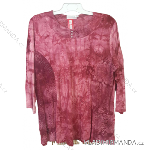 Blúzka krátky rukáv dámska nadrozmerná (XL-5XL) LGM POĽSKO LGM23001