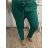 Nohavice dlhé strečové dámske nadrozmer (XL/2XL/3XL ONE SIZE) TALIANSKA MÓDA IMWQ23034/DUR XL/2XL svetlo modrá