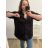 Košeľa dlhý rukáv dámske nadrozmer (2XL/3XL ONE SIZE) TALIANSKA MÓDA IMWT231219