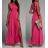 Šaty dlhé letné elegantné bez rukávov dámske (S/M ONE SIZE) TALIANSKA MÓDA IMWE231510
