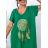 Šaty letné dlhé maxi krátky rukáv dámske (S/M ONE SIZE) TALIANSKA MÓDA IMM23M20835