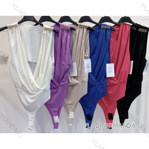 Body bez rukávu dámsky (S/M ONE SIZE) TALIANSKA MÓDA IMPMD2327034