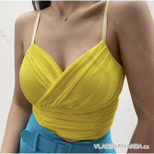 Top croptop na ramienka dámsky (S/M ONE SIZE) TALIANSKA MÓDA IMPMD2326687