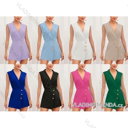 Šaty kabátikovej elegantné bez rukávu dámske (S/M ONE SIZE) TALIANSKA MÓDA IMM23M27676