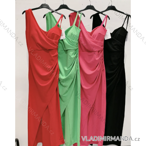 Šaty elegantné bez rukávov dámske (S/M ONE SIZE) TALIANSKA MÓDA IMPMD2326671