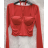 Top croptop dlhý rukáv dámsky (S/M ONE SIZE) TALIANSKA MÓDA IMPMD2325854