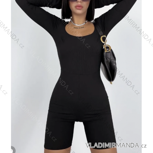 Overal krátky dlhý rukáv dámsky (S/M ONE SIZE) TALIANSKA MÓDA IMPMD233071b