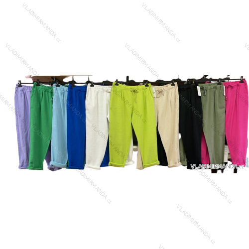 Nohavice dlhé dámske nadrozmer (3XL/4XL ONE SIZE) TALIANSKA MÓDA IMWQ23063