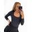 Body dlhý rukáv dámske (S/M/L ONE SIZE) TALIANSKA MÓDA IMPLP2355350060