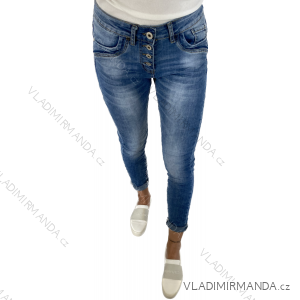 Rifle jeans baggy dlhé dámske (XS-XL) JEWELLY JEW23JW6401