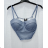 Top croptop na ramienka dámsky (S/M ONE SIZE) TALIANSKA MÓDA IMPMD2320565a