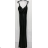 Šaty dlhé elegantné na ramienka dámske (S/M ONE SIZE) TALIANSKA MÓDA IMPMD2316104a