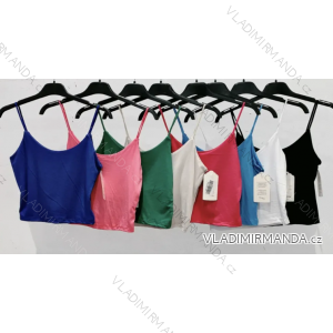 Top croptop na ramienka dámsky (S/M ONE SIZE) TALIANSKA MÓDA IMPMD2315609