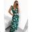 Šaty dlhé elegantné bez rukávov dámske (S/M ONE SIZE) TALIANSKA MODA IM323009-3