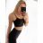 Top/croptop na ramienka dámsky (S/M ONE SIZE) TALIANSKA MÓDA IMPHD234070