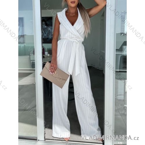 Overal dlhý elegantný bez rukáv dámsky (S/M ONE SIZE) TALIANSKA MÓDA IMWGB231537