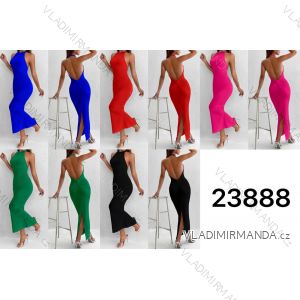 Šaty dlhé spoločenské bez rukávu dámske (S/M ONE SIZE) TALIANSKA MÓDA IMPLS2323888