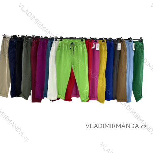 Nohavice dlhé dámske nadrozmer (3XL/4XL ONE SIZE) TALIANSKA MÓDA IMWQ23137
