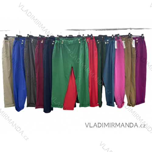 Nohavice dlhé dámske nadrozmer (3XL/4XL ONE SIZE) TALIANSKA MÓDA IMWQ23157