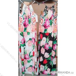 Šaty dlhé letné na ramienka dámske (S/M/L ONE SIZE) TALIANSKA MÓDA IMM23M1398