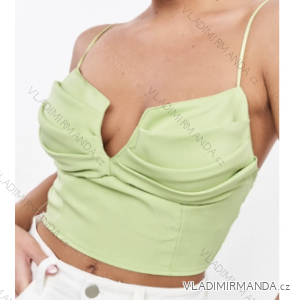 Crop top na ramienka dámsky (S/M ONE SIZE) TALIANSKA MÓDA IMPCF2323865-top