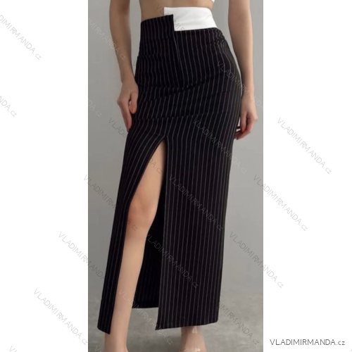 Sukňa dlhá dámska prúžok (S/M ONE SIZE) TALIANSKA MÓDA IMPCF2310481