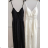 Šaty dlhé elegantné krajkové na ramienka dámske (S/M ONE SIZE) TALIANSKA MÓDA IMPCF233953tuta