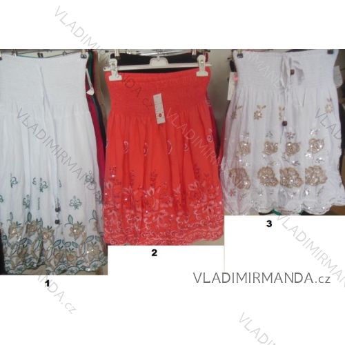 Šaty letné bez ramienok dámske (l-2xl) Lishi 828L