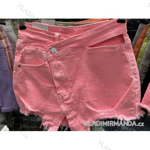 Kraťasy riflové krátke dámske (S-XL) M.SARA MSR231590