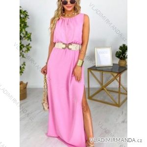 Šaty dlhé letné na ramienka dámske (S/M ONE SIZE) TALIANSKA MÓDA IMWGB231595