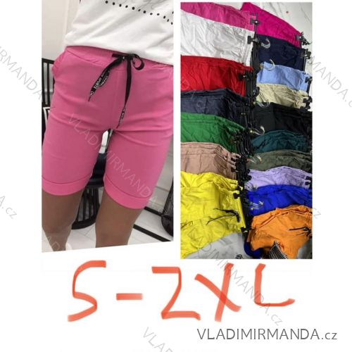Kraťasy strečové dámske (S-2XL) TALIANSKA MÓDA IMWD231712