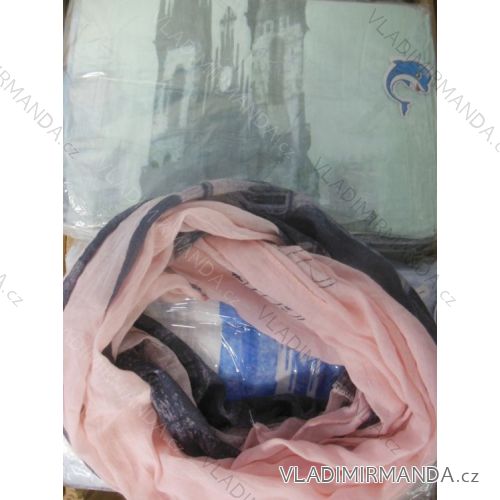 Šál guľatá letné dámske (one size) DELFIN JK-012