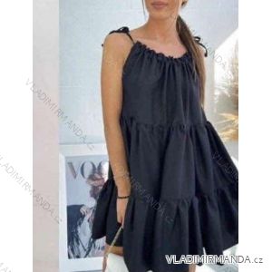 Šaty letné na ramienka dámske (S/M ONE SIZE) TALIANSKA MÓDA IMWBB231657