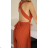 Overal dlhý letný na ramienka variabilné zaväzovanie dámsky (S/M ONE SIZE) TALIANSKA MÓDA IMM234461HG-3