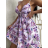 Šaty letné na ramienka dámske (S/M ONE SIZE) TALIANSKA MÓDA IMPCF2323754/23